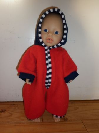 rood buitenpak 32-36 cm