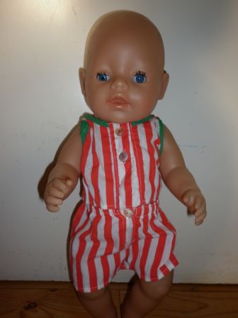 rood/streep zomersetje 40-43 cm