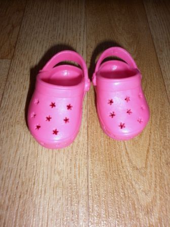 crocs donkerroze 6 cm