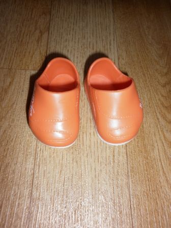 oranje klompschoentjes 6 cm