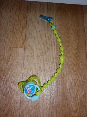 baby born 43 cm speen in blauw/groen