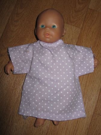 lila/stip nachtpon 19-20 cm