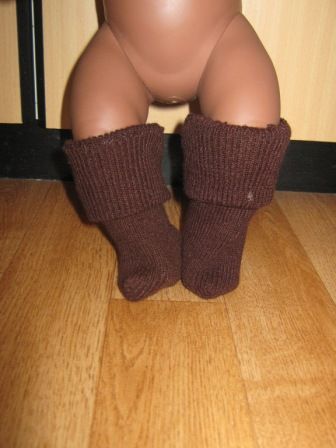 bruine dikke sokken