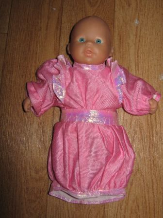 roze jurkje 20-21 cm