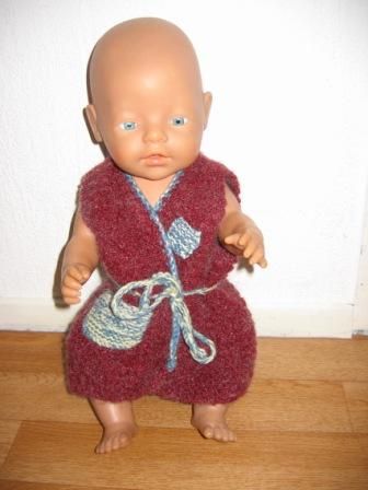 gebreide overslagjurk 43 cm