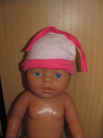 lichtroze/roze mutsje