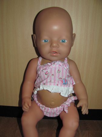 roze tankini / bikini 43 cm