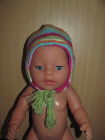 vrolijk wintermutsje 43-48 cm