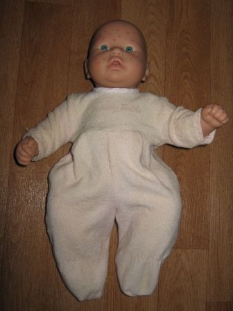 lichtgeel boxpakje 36 cm