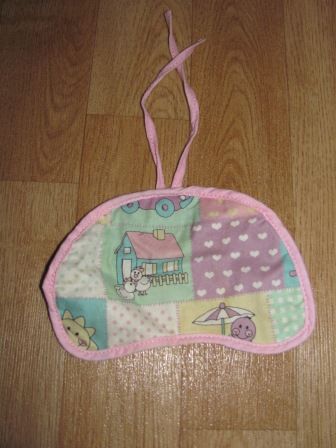 kussentje voor fietsstoeltje met spijltjes