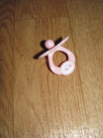 lichtroze baby born 43 cm speen