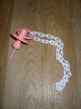 speen met lange dunne punt, voor baby Sophie