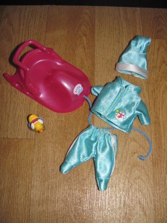 wintersetje mini baby born 11 cm