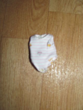 rompertje met streepjes, 11 cm mini baby born