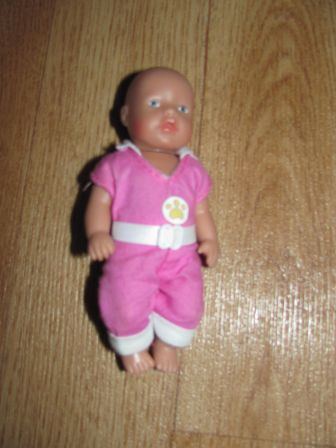 roze pakje voor 11 cm mini baby born