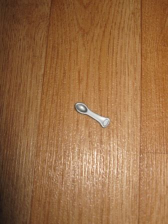 zilveren lepel 11 cm mini baby born