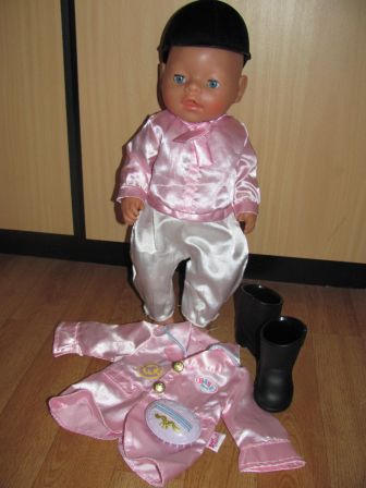 luxe paardrijset 43 cm