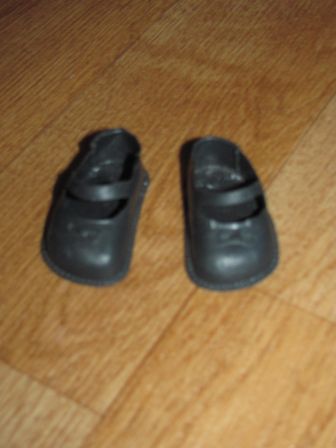 zwarte schoentjes 3,5 cm