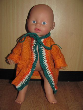 oranje badjasje 32-34 cm