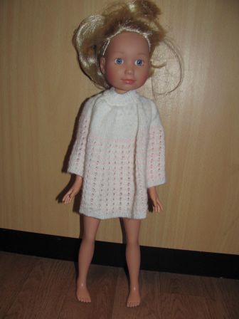 gebreid jurkje 42 cm Tween