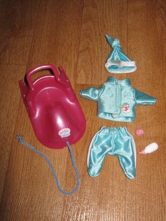 wintersetje voor 11 cm mini baby born