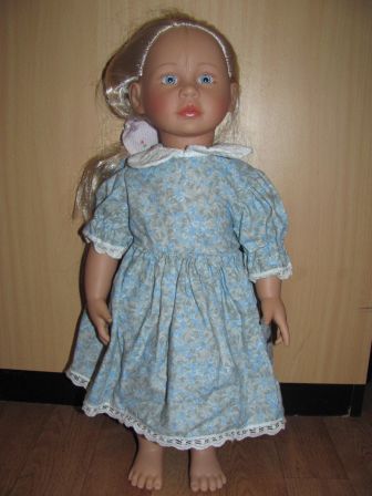 gebloemde jurk 50 cm Girls Only pop