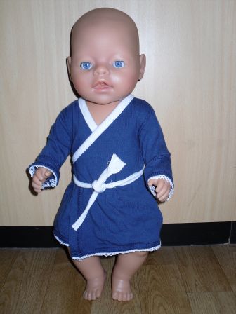 overslagjurkje of ochtendjasje 43 cm