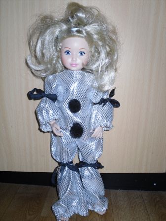 zilver glimmend pak 38 cm Jolina