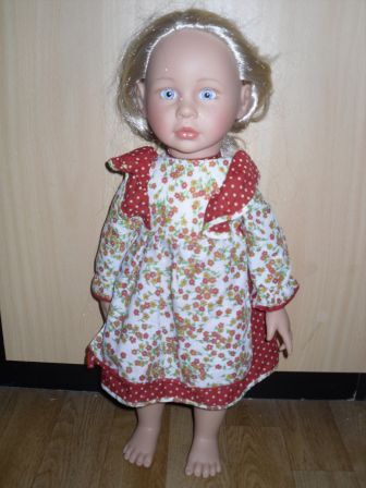 jurkje met bloemetjes 48-50 cm