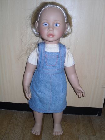 spijkerjurkje 50 cm Girls Only