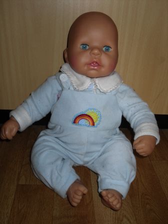 2 delige blauwe set 46-48 cm