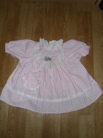 gestreept jurkje 60 cm