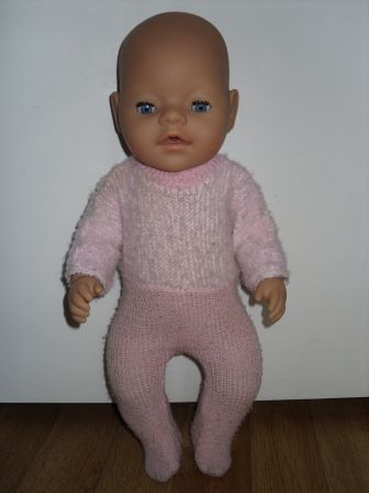 zacht roze boxpak 43 cm