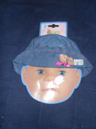 48 chou chou spijkerhoedje, nieuw!