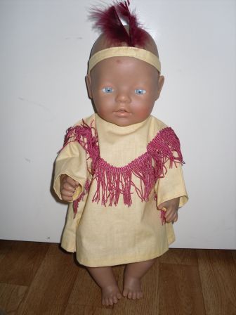 indianenjurk met tooi 43 cm, nieuw!