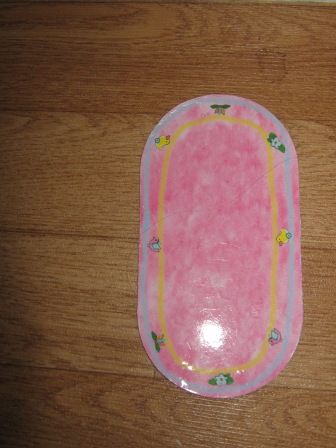 papieren kleedje (mini baby born)