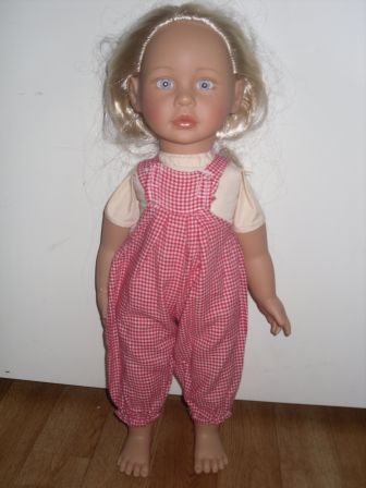 rode tuinbroek 48-50 cm