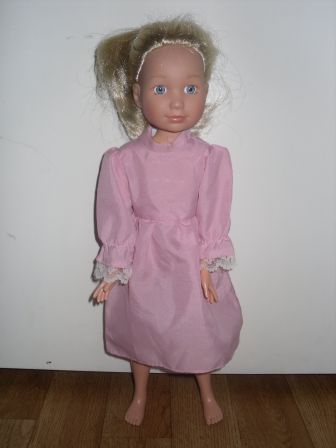 oud-roze jurkje Annabell Tween 42 cm