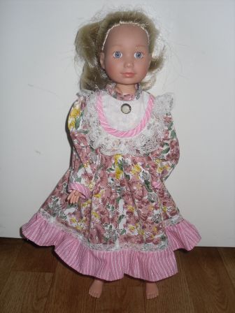 gebloemde jurk 42 cm