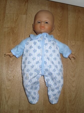 wit/blauw boxpakje 27 cm