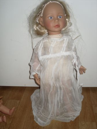 lange doorzichtige jurk 50 cm