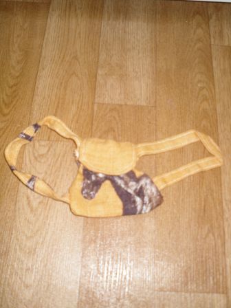 rugzakje voor de pop, paard 2