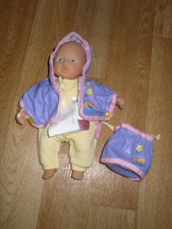 chou chou 20 cm regenponcho met tasje